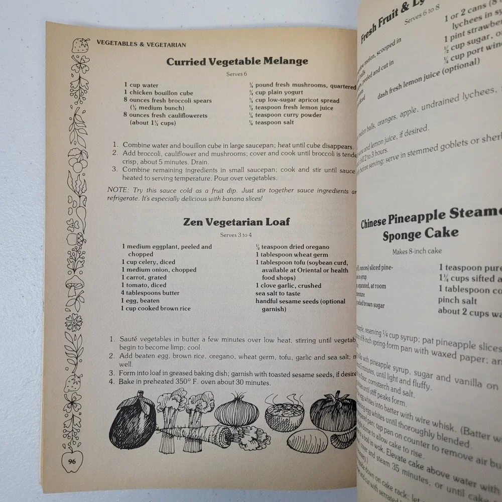 Fast Fabulous International Cuisine Johna Blinn 1987 Cookbook Italian‎ Oriental